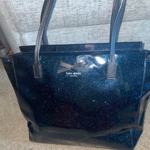 Kate Spade Sparkle PVC Tote with Saffiano Leather Strap ** Brand New never worn